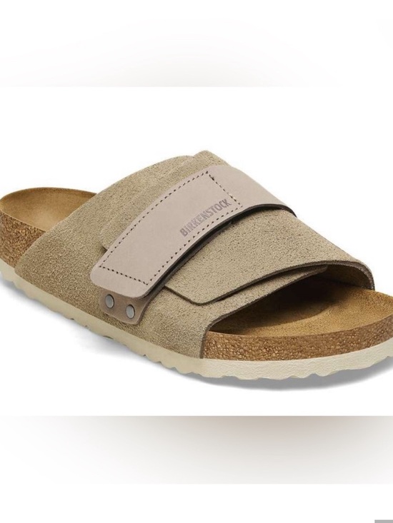 Birkenstock Other - Birkenstock | Kyoto Taupe Suede Sandals 36EU / 37EU